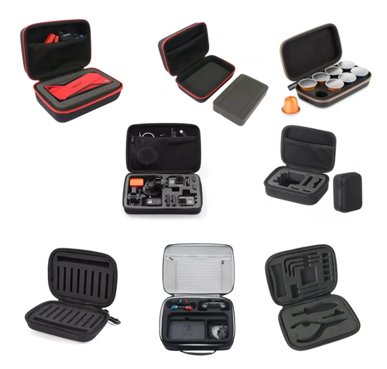 Hot selling customized design small travel carry headphone EVA case headset carry bag earbuds hard soft case eva with foam