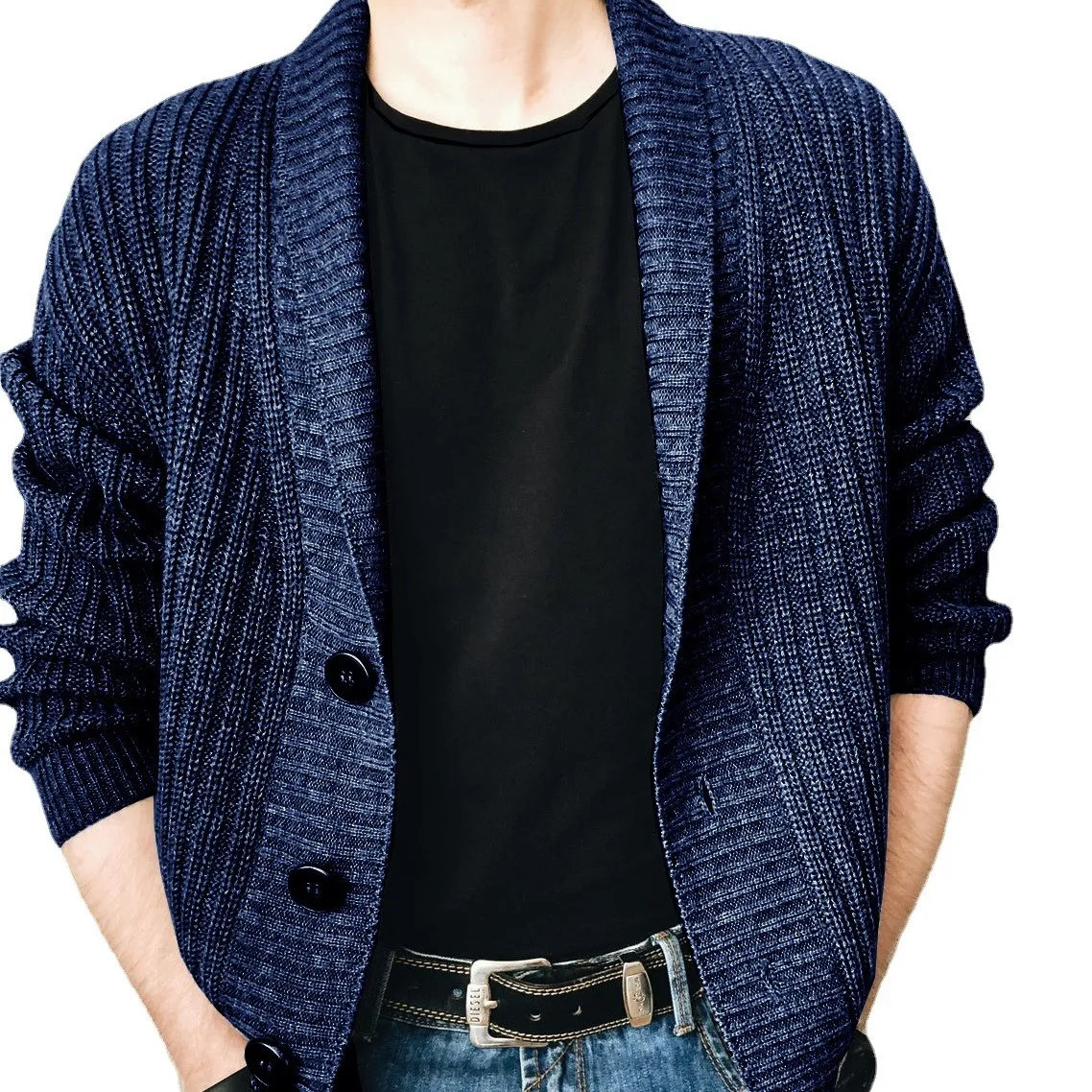 
2021 Loose Soft Stylish High Quality Knitted Sweater Men 