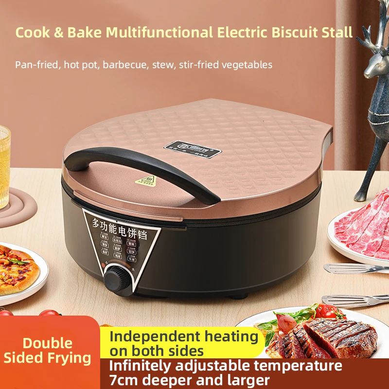 Chukang BPA Free Electric Crepe Maker Pizza Machine Pancake Machine Baking Pan Cake Machine Crepe Maker