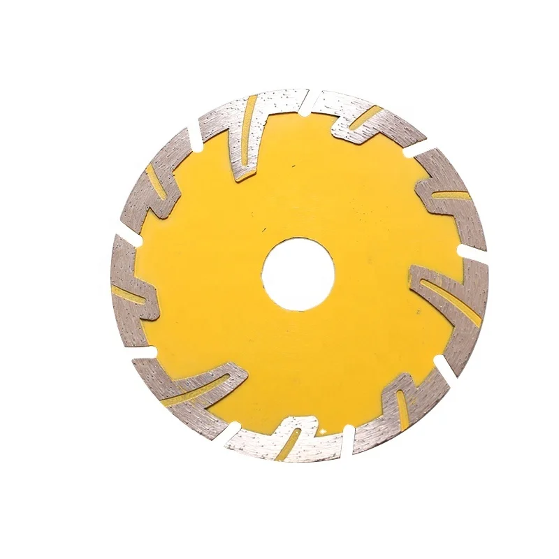 4 inch deep protected teeth diamond circular granite cutting disc for cutting marble
