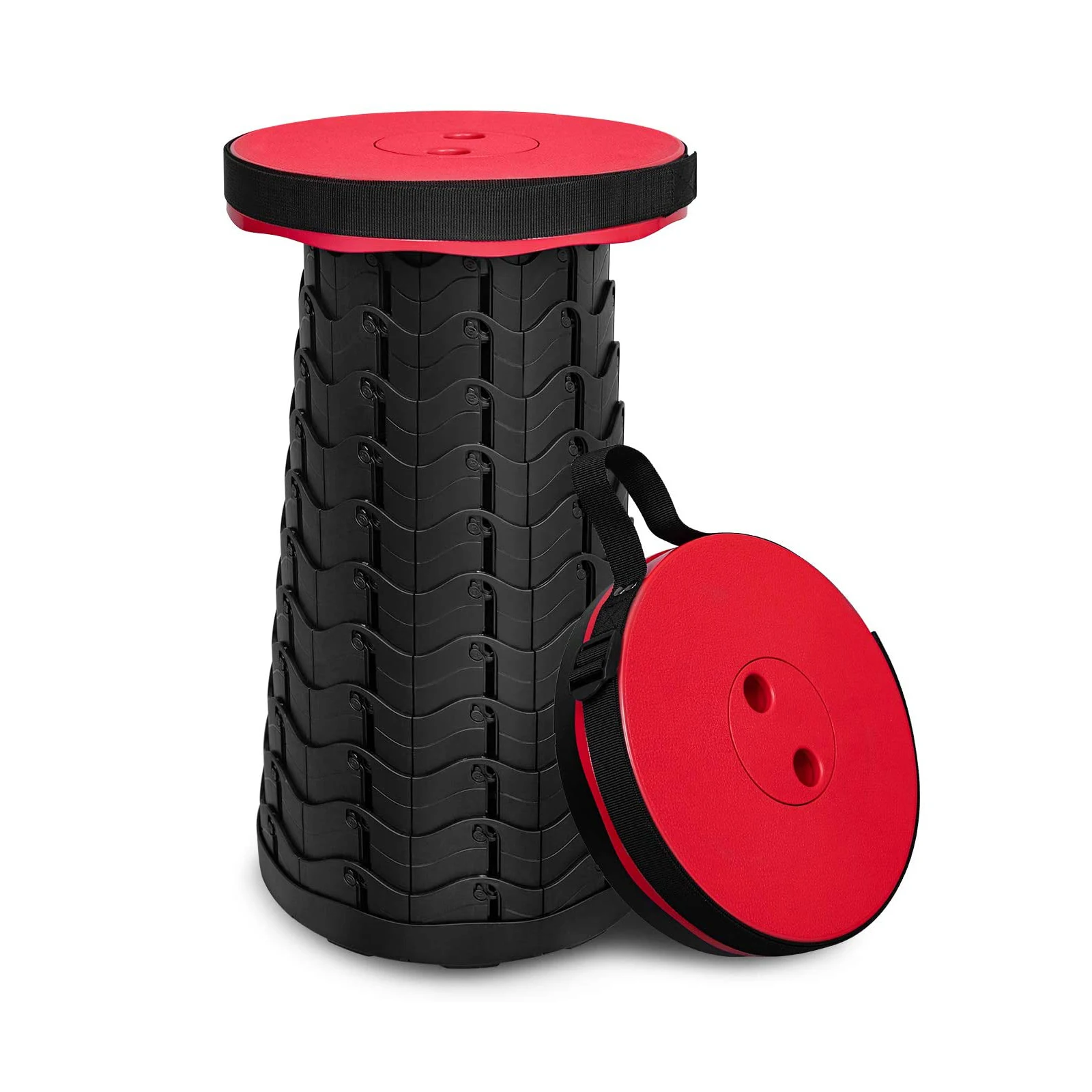 Patented product sturdy reliable retractable foldable portable camping chair multi-functional retractable stool