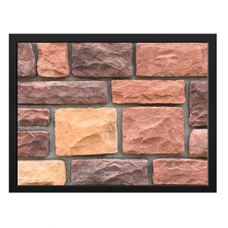 Nature limestone design artificial culture stone veneer white cement mold manufactured faux slate stone