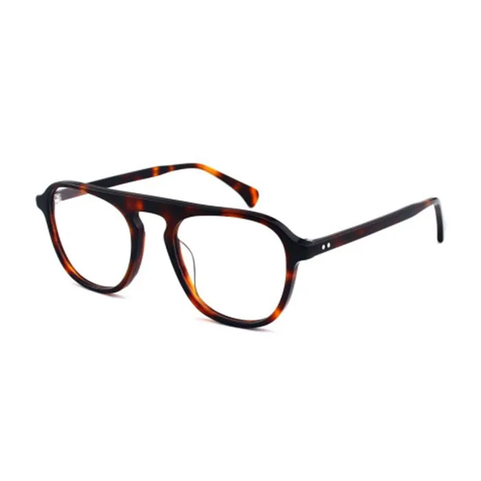 New Fashion Vintage Man Square Acetate Optical Frames Spectacle Frames Anti Radiation Eyeglass