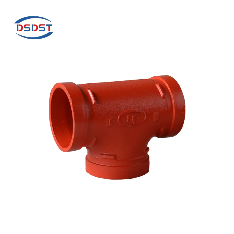 Grooved Rigid Coupling China Ductile Iron Grooved Pipe Fittings Casting Iron Flexible Coupling Rigid Grooved Coupling