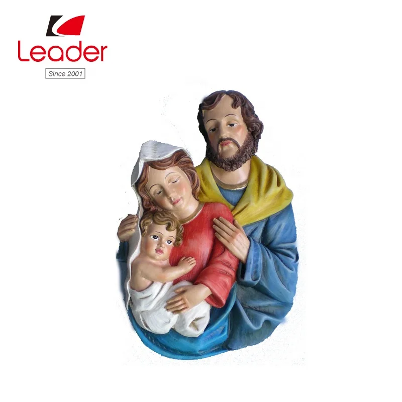 Polyresin 3D Promotional Gifts Catholic Holy Family Mary Religious Fridge Magnet