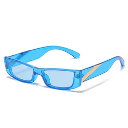 2021 Cand Color Rectangle Classic Retro Sunglasses Women Brand Design Cute Sunglasses 2000s