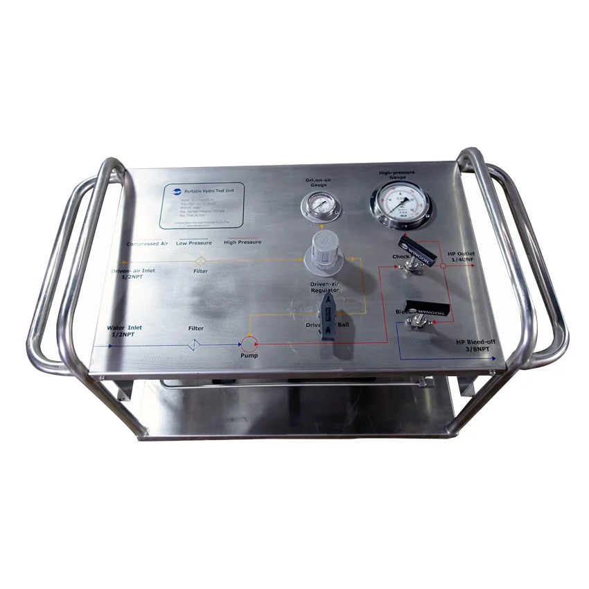 Портативный пневматический усилитель давления воздуха для кислорода