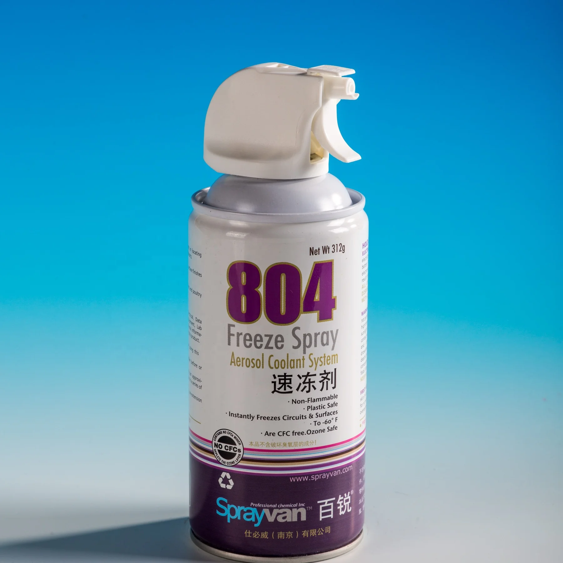 
Freeze spray, Coolant spray, Super cold spray Sprayvan 804# Factory Production 