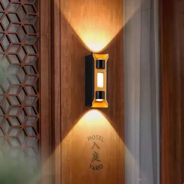 Modern Mount Exterior Decor Waterproof Outdoor Luxury For Home Room Bedroom Hotel Light Sconce Led Wall Lamp wall mounted