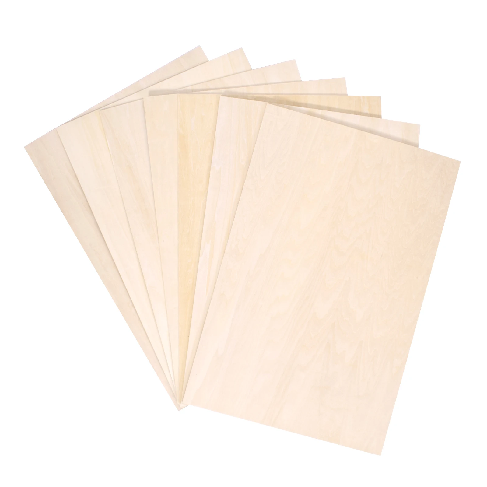 HAISEN 2 7 мм 1/8 дюймов Тонкая фанера из липы для рукоделия Упаковка 20 деревянных листов лазерной резки поделки фотографии домашнего декора