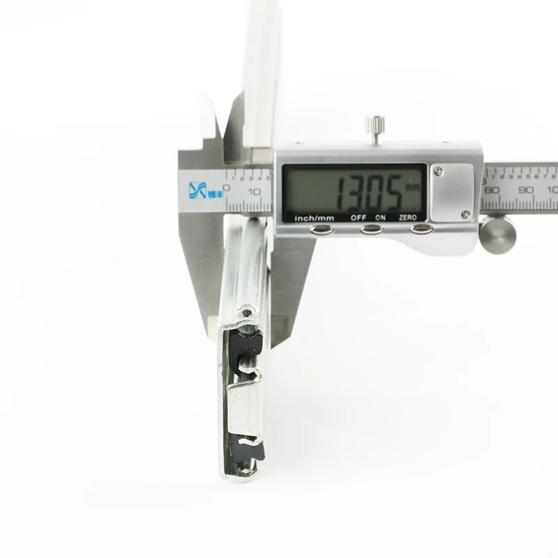 50mm high linear guide Slide Telescopic Shelf Channel cold rolled steel Ball Bearing Drawer Slide