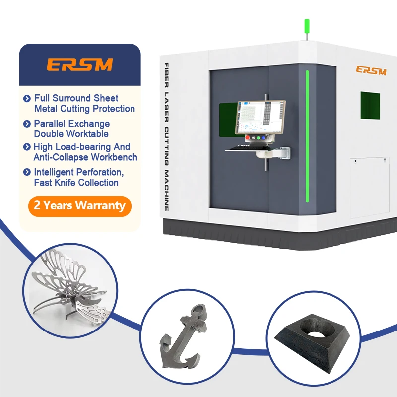 Max Linkage Speed  120m/min Hydraulic Exchange Platform For Easy Loading Intelligent Cutting Control  Laser Cutter