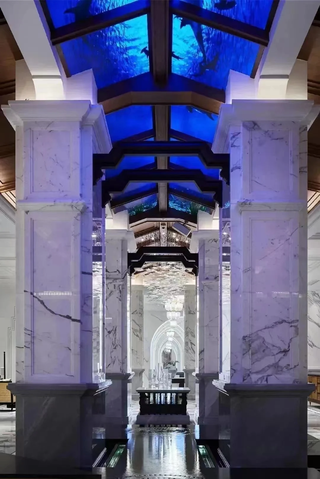 interior wall panels home decor polished Calacatta White marble artificial quartz for background Wall