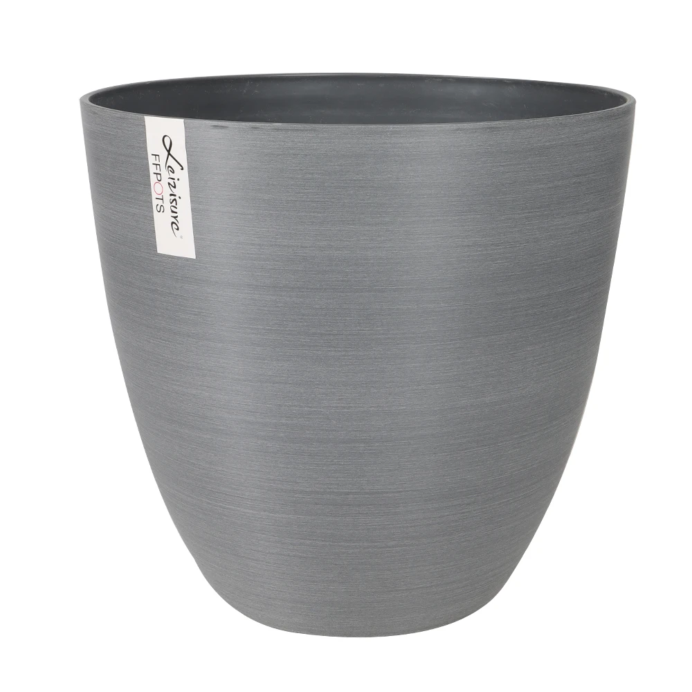 Novelty Wire Drawing Effect Nursery Pots Flower Plant Grow Pot Home Decoration Jardin Macetas (SS05 LS-3)