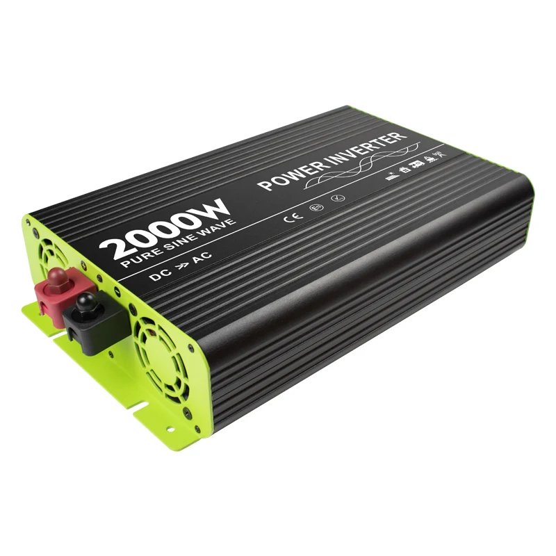 2000W dc 12v 24v 48v to 100v 110v 120v 220v 230v 240v ac peak 4000w pure sine wave power inverter
