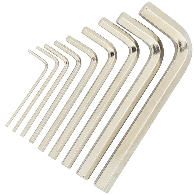 3mm carton steel Allen key wrench/hex key set