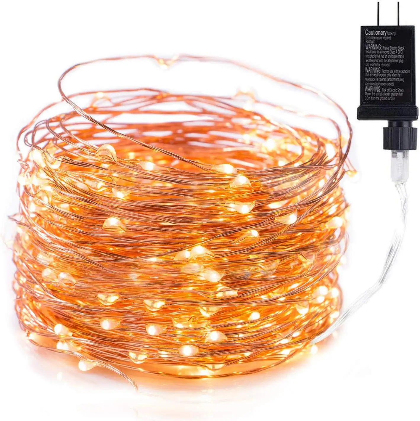 Newish Plug in Fairy Light with Adapter Indoor Outdoor Decorative Copper Wire Led String Lights for Christmas Tree Decoration