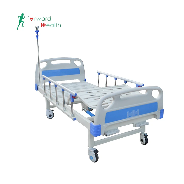 Hot Sale 2 Function ABS Manual Hospital Bed 2 Crank  nursing medical bed