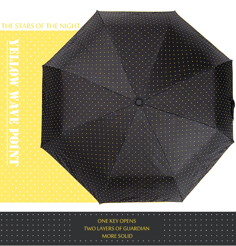 Производитель китайских зонтов, Водонепроницаемый модный стильный зонт, Складывающийся в 3 раза, Автоматический Компактный Зонт с логотипом