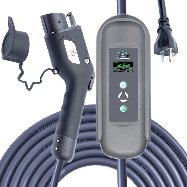 High Quality EVSE SAE J1772 Type 1 EV Charger Cable 16a Mode Level 2 Car Portable Ev Charger Electric Vehicle