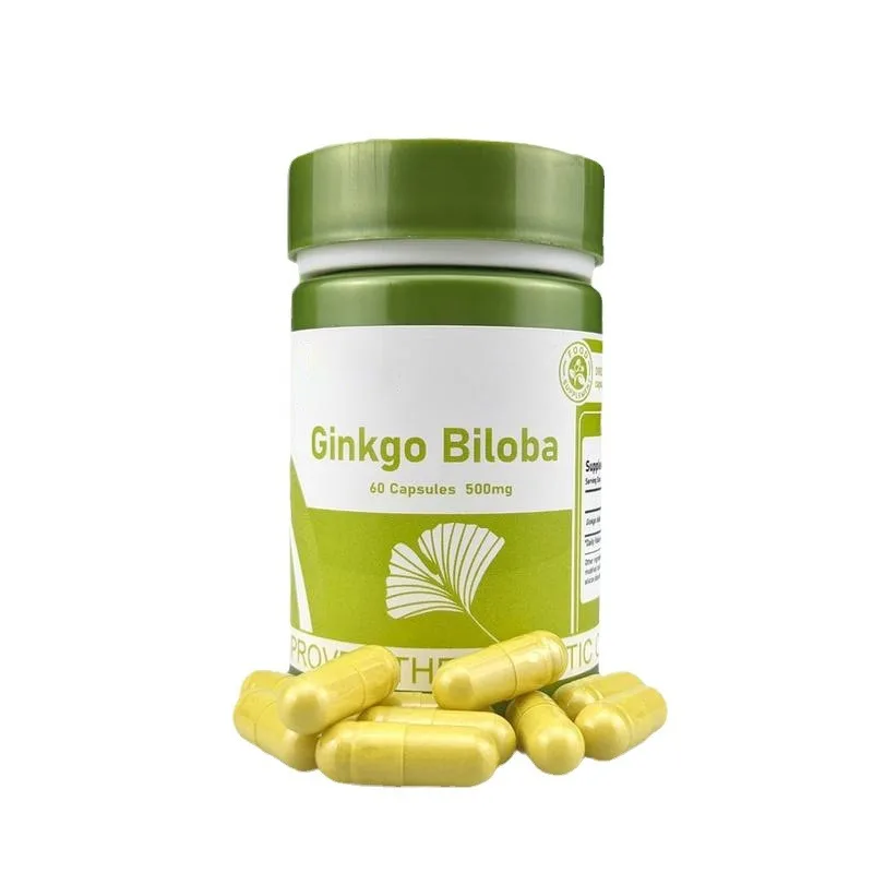 OEM Private Label Healthcare Supplement Ginkgo Biloba Extract Supplement Ginko Biloba 500mg Capsules