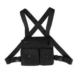 Chiterion Oxford Sports Chest Rig Bags Tactical Crossbody Streetwear Shoulder Sling Vest Pack Hip Hop Women Waist Bag Men Bumbag