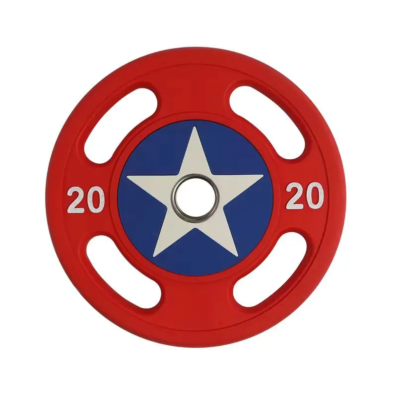 Poly Urethane Weight Plate American Captain  High Quality Weight Plate