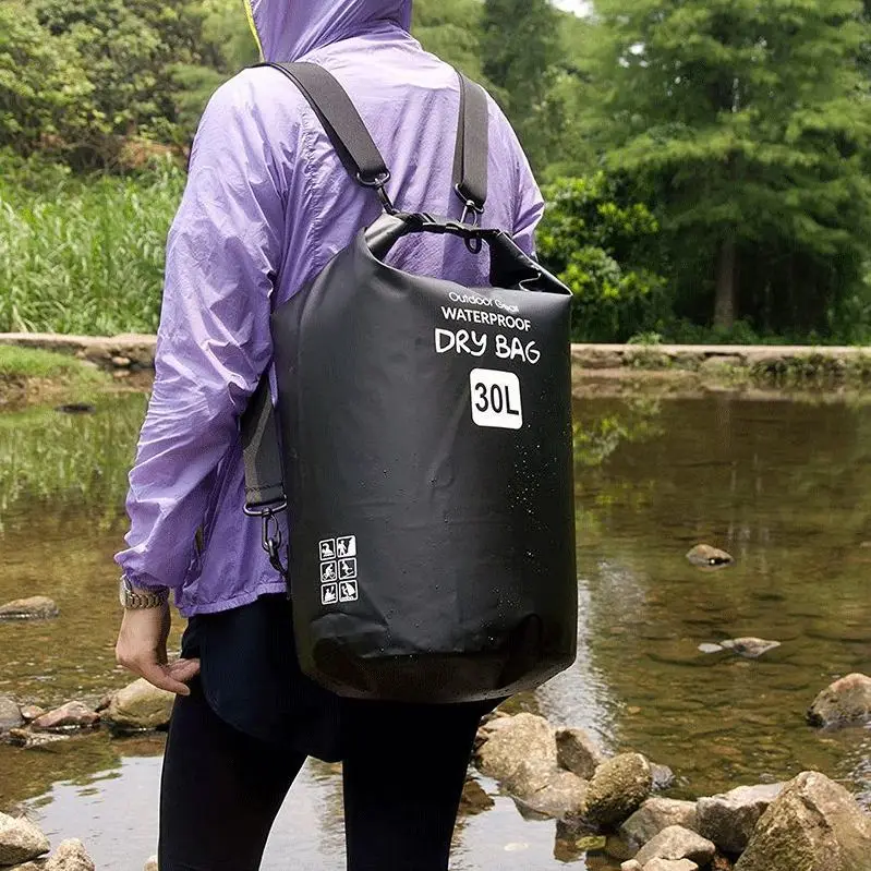PVC mesh waterproof bag, waterproof bucket bag, outdoor waterproof bag, waterproof beach swimming bag