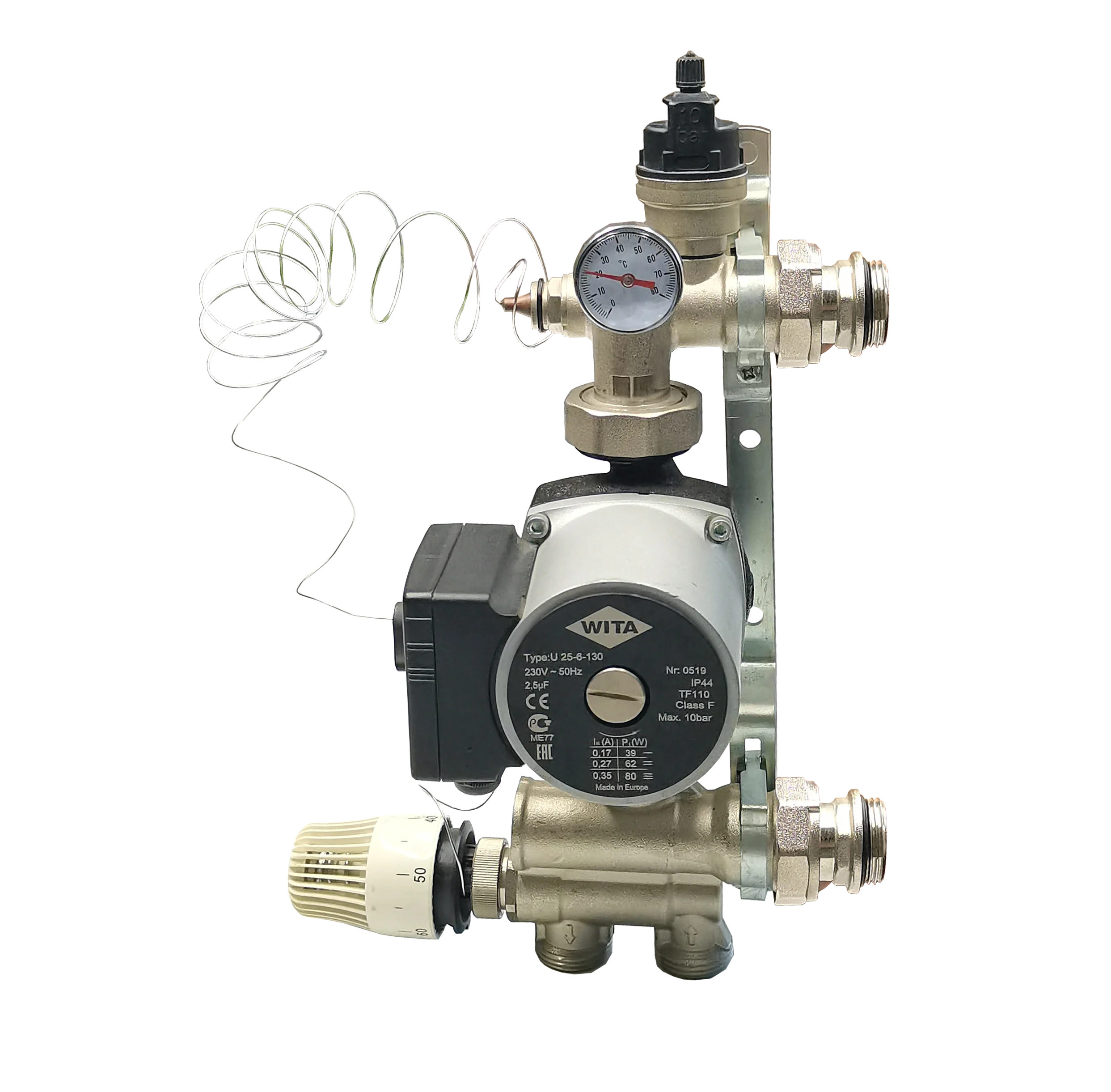 China factory price radiator floor heating hot water manifold pump mixing valve unit