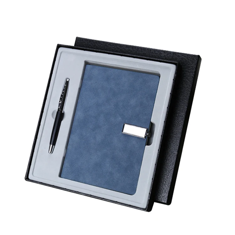 stock available customer gift set notebook pen two piece gift sets for company
