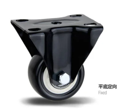 Diamond drill silk pole universal side brake PVC caster wheel