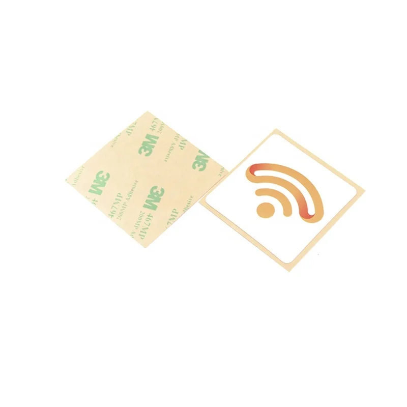 
 Machining 3-5cm distance reading sale sticker adhesive label RFID color tagHob  
