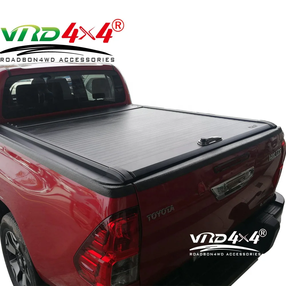 Алюминиевая крышка затвора VRD4X4 черный 4x4 автомобильные запчасти для кровати роликовая Hilux Navara Ranger Dmax