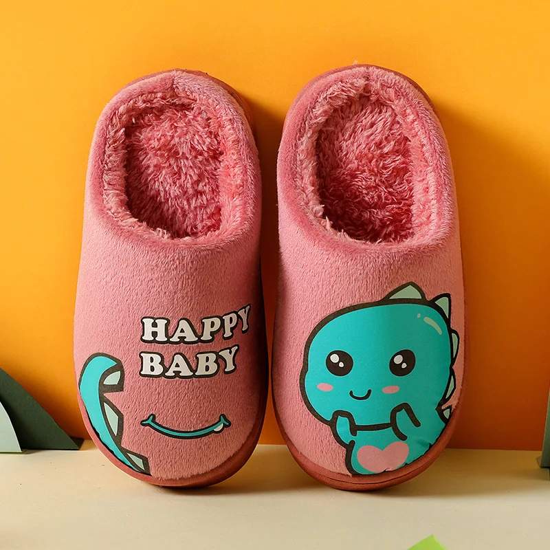 Шанчжоу OEM Sepatu тапки с мультяшным динозавром для осени и