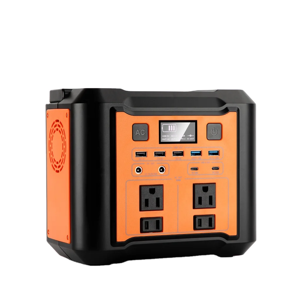 300Wh 120000mAh Portable Power Station power storage 300W Pure Sine Wave AC Outlet Solar Generator