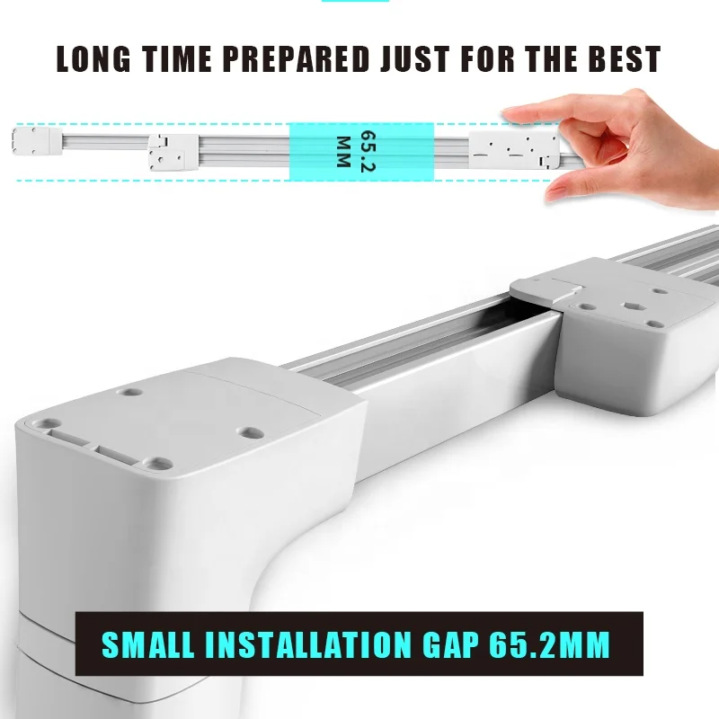 
Professional Adjustable Electrically Operated Telescopic Curtain Railswith Great Price Curtain Tracks Metal Curtian Accessories 