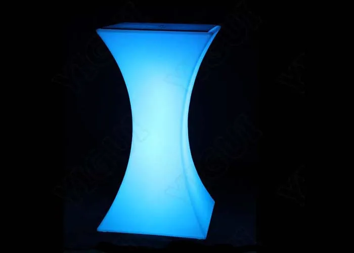 High Bar Table Party Illuminated Led Cocktail Table For Events