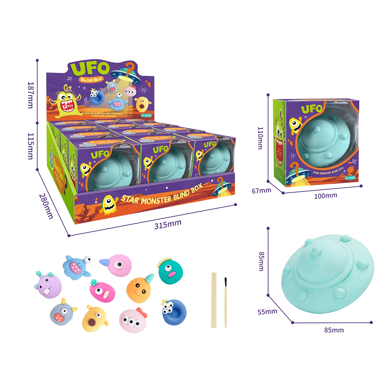 Educational Kids Toy, DIY Archaeological Excavations Toys