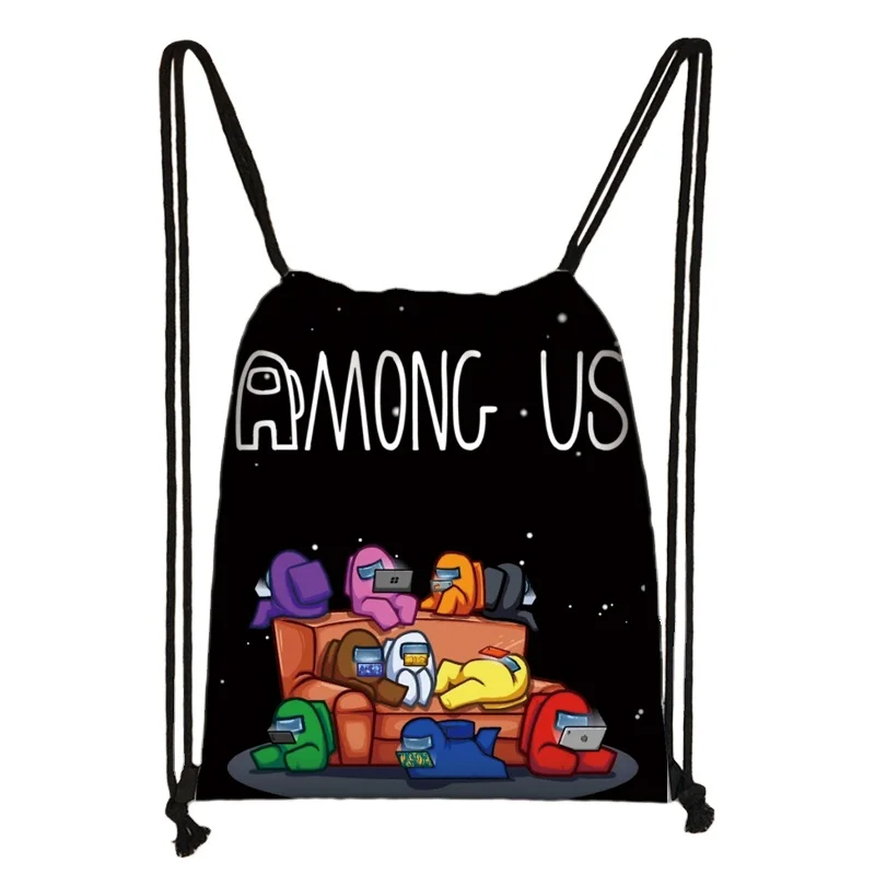 Custom Black Cotton  Canvas Drawstring Bag With Printed Logo Durable Shoes Packaging Dust Pouch