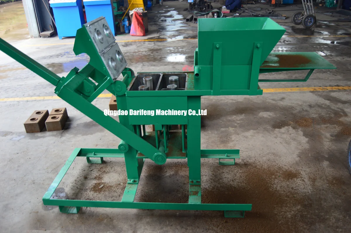 QMR2-40 interlocking brick machine manuel self-locking brick machines