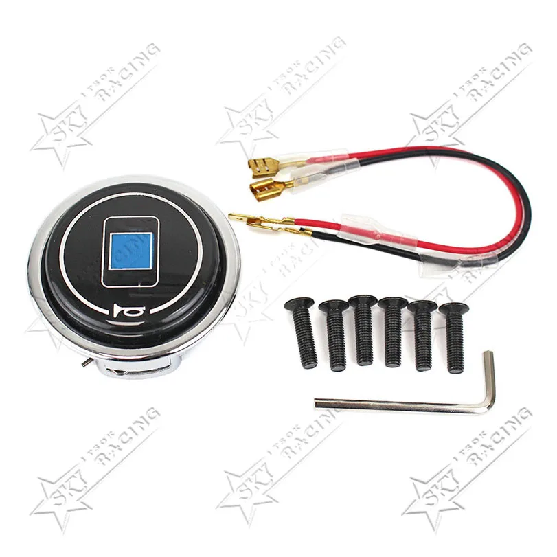 Universal ND Metal + Plastic Steering Wheel Horn Button JDM Customized Horn Button For Car  Steering Wheel
