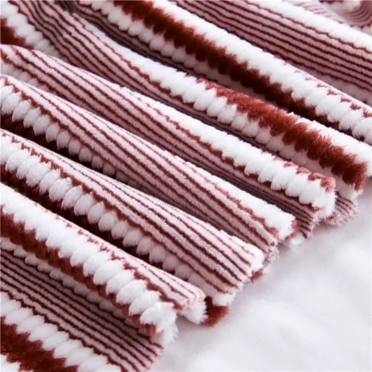 wholesale blankets supersoft fabric  long pile fleece fabric  bedding throw blanket