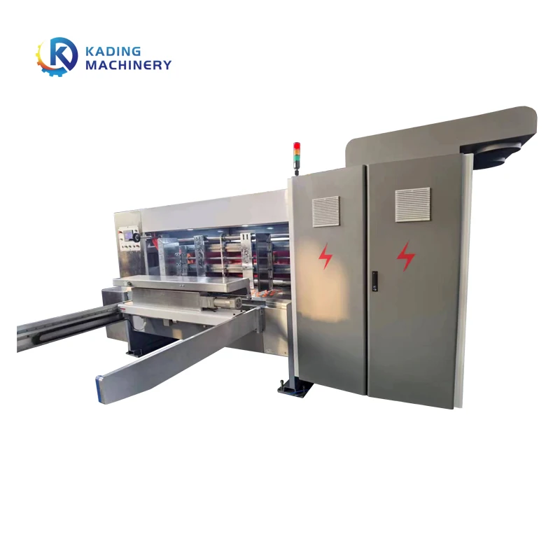 Automatic Corrugated Carton Boxes Multi-color Printer Slotter Rotary Die Cutter Machine