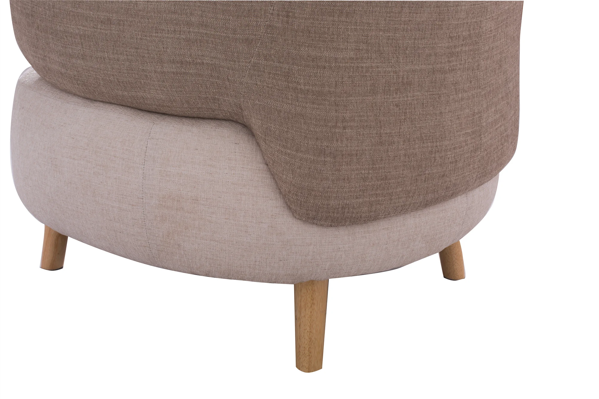 Nisco Living Room Furniture Lounge chair with solid wood legs