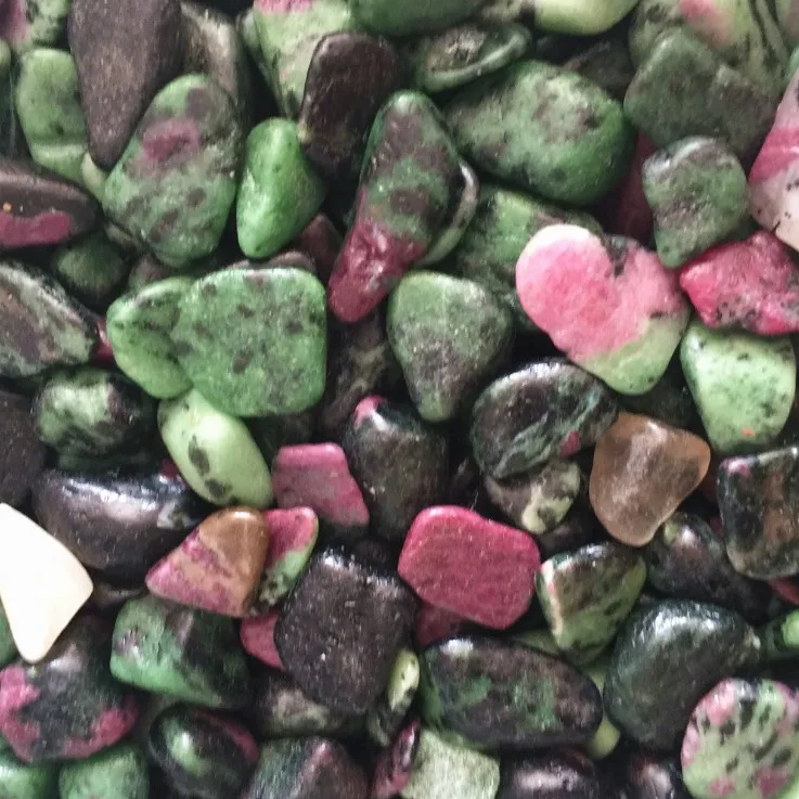 Wholesale natural bulk crystal healing stone gravel ruby zoisite crystal chips
