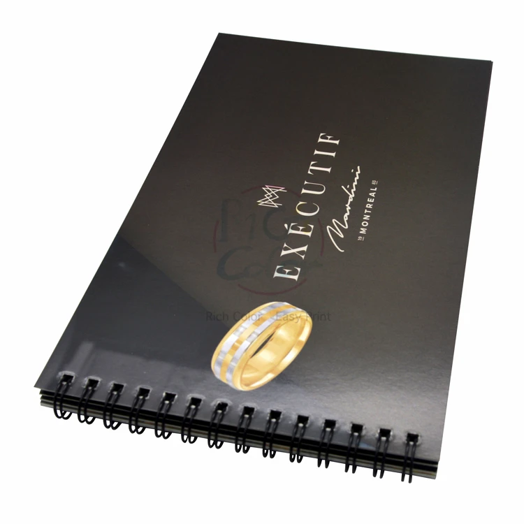 China custom printed wire o books loose-leaf books printing service