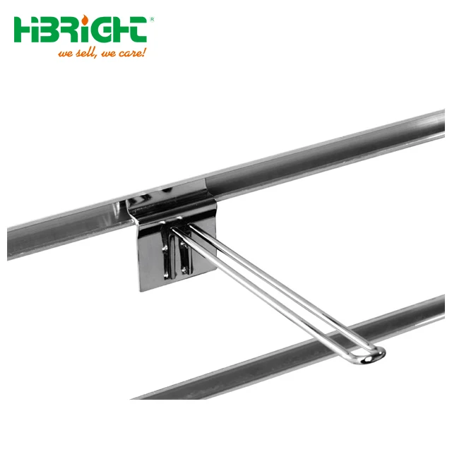 Wholesale Chrome Wire Display Pegboard Hook Double Price Tag Hooks For Peg