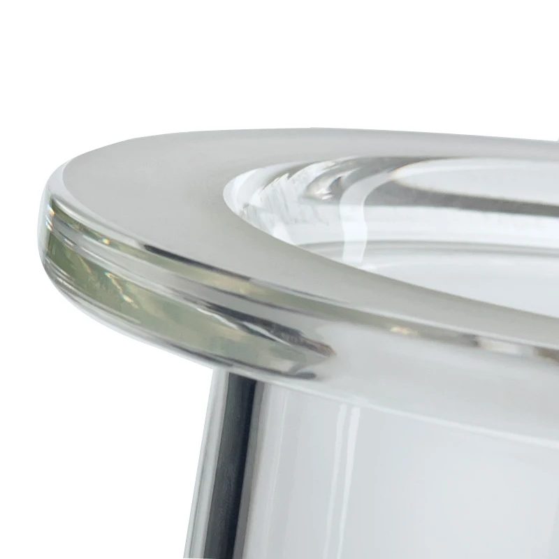 Lab single one layer flat flange open mouth cylinder barrel sphere shape single two 2 neck glass reactor reaction kettle vessel