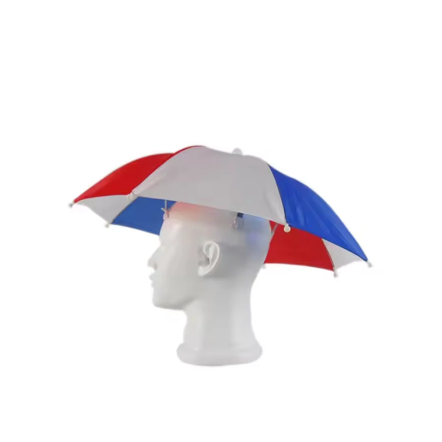 Nuoxin Wholesale Country Flag Umbrella Portable Mini Head Umbrella Hat Outdoors Tourism Fishing Umbrella