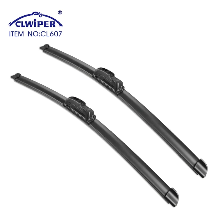CLWIPER CL607 12-28 дюймов Заводская дешевая цена бескаркасные мягкие бескостные банановые плоские лезвия лобовое стекло автомобиля универсальное лезвие